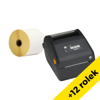 Zebra ZD421d drukarka etykiet termiczna z Ethernet i Bluetooth + 12 rolek etykiet 833470