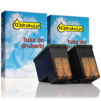 Zestaw: Dell T0529 czarny + Dell T0530 kolorowy, wersja 123drukuj 019040