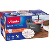 Zestaw Vileda | Mop obrotowy + wiadro | turbo deep clean  | 177842 545806