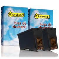 Zestaw promocyjny: 18Y0144E (Nr 44XL) czarny + 18YX143E (Nr 43XL) kolor, wersja 123drukuj 80D2966C 040329