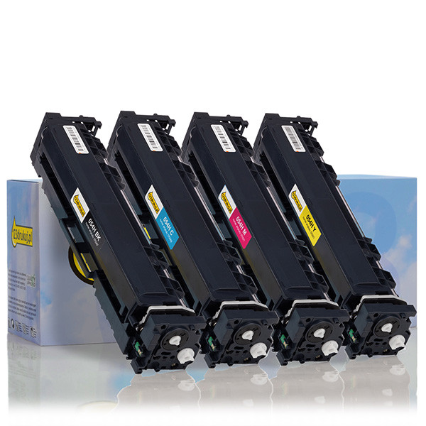 Zestaw promocyjny: Canon 054H BK, C, M, Y czarny + 3 kolory, wersja 123drukuj  130708 - 1