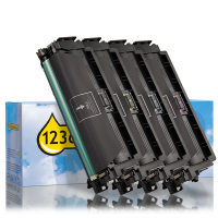 Zestaw promocyjny: Canon 064H BK, C, M, Y czarny + 3 kolory, wersja 123drukuj 130740