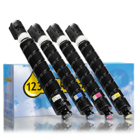 Zestaw promocyjny: Canon C-EXV 58 BK, C, M, Y czarny + 3 kolory, wersja 123drukuj  131993