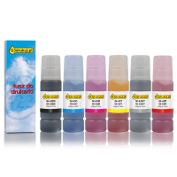 Zestaw promocyjny: Canon GI-53 czarny + 5 kolorów, wersja 123drukuj  130726