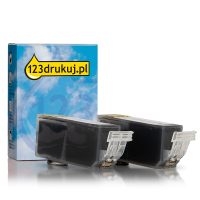 Zestaw promocyjny: Canon PGI-525PGBK 2x tusz czarny, wersja 123drukuj (Z CHIPEM) 132103