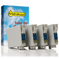 Zestaw promocyjny: Epson 16XL (T1636) tusz czarny + 3 kolory, zwiększona pojemność, wersja 123drukuj