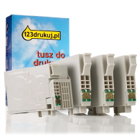 Zestaw promocyjny: Epson 27 (T2705) tusz czarny + 3 kolory, wersja 123drukuj  110839