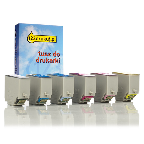 Zestaw promocyjny: Epson 378XL tusz czarny + 5 kolorów, wersja 123drukuj C13T37984010C 127041 - 1