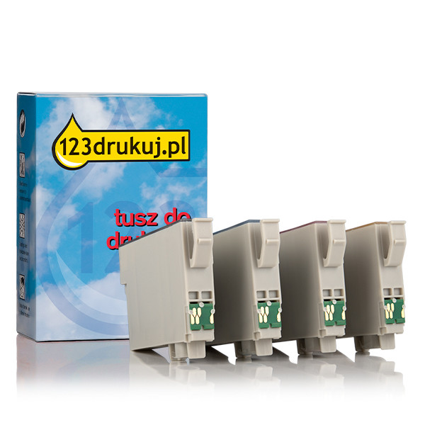 Zestaw promocyjny: Epson 604 tusz czarny + 3 kolory, wersja 123drukuj C13T10G64010C 160226 - 1