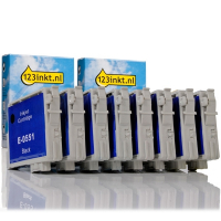 Zestaw promocyjny: Epson T0556 2 x czarny + 2 x niebieski, czerwony i żółte, wersja 123drukuj C13T05564010C 022897
