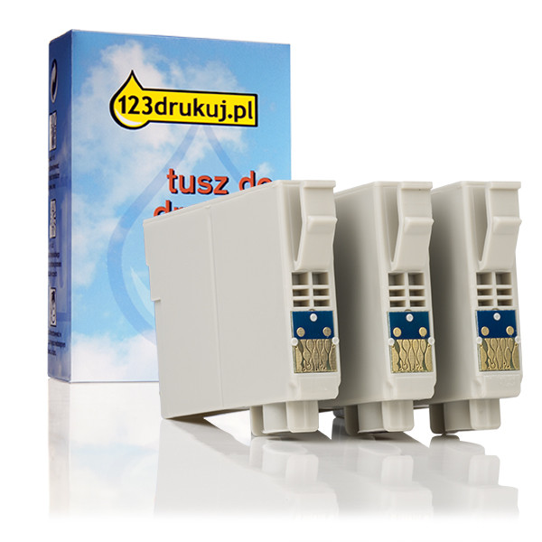 Zestaw promocyjny: Epson T1306 3 kolory zwiększona pojemność, wersja 123drukuj 026315 - 1