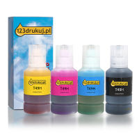 Zestaw promocyjny: Epson T49H tusz czarny + 3 kolory, wersja 123drukuj 110191