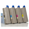 Zestaw promocyjny: OKI 45396204, 03, 02, 01 czarny + 3 kolory, wersja 123drukuj 130099 - 1