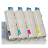 Zestaw promocyjny: Oki 46490404, 03, 02, 01 czarny + 3 kolory, wersja 123drukuj 130098 - 1