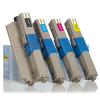 Zestaw promocyjny: Oki 46508716, 15, 14, 13 czarny + 3 kolory, wersja 123drukuj 130601 - 1