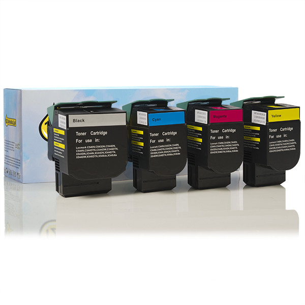 Zestaw promocyjny Lexmark: C540H1KG, CG, MG, YG czarny + 3 kolory, wersja 123drukuj  130280 - 1