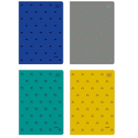 Zeszyt A5 / 32 kartek, Interdruk Icon, potrójna kolorowa linia, mix kolorów  246965