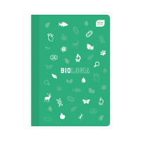 Zeszyt Biologia A5 / 60 kartek INTERDRUK, kratka, zielony  246641