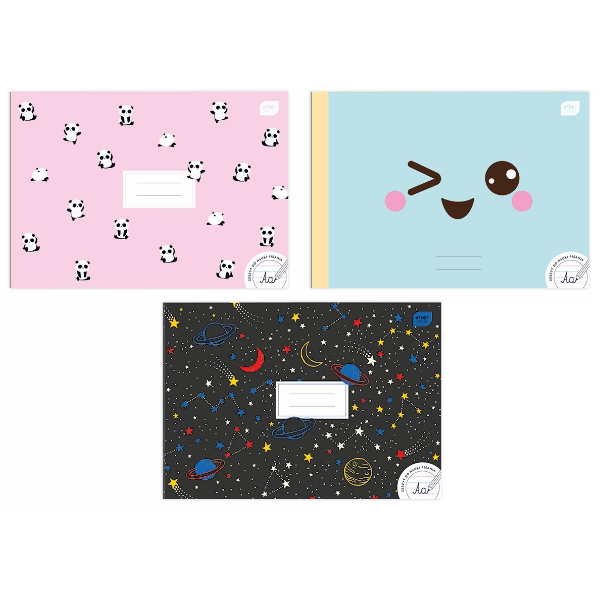 Zeszyt do nauki pisania A4 / 32 kartki, linia, mix kolorów 246401 - 2