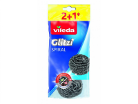 Zmywak stalowy Vileda | 3 szt. Glitzi spiral inox | 160561 545815