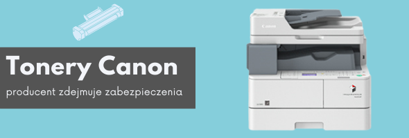 Tonery Canon bez zabezpieczeń