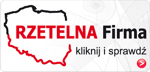 Certyfikat - rzetelna firma